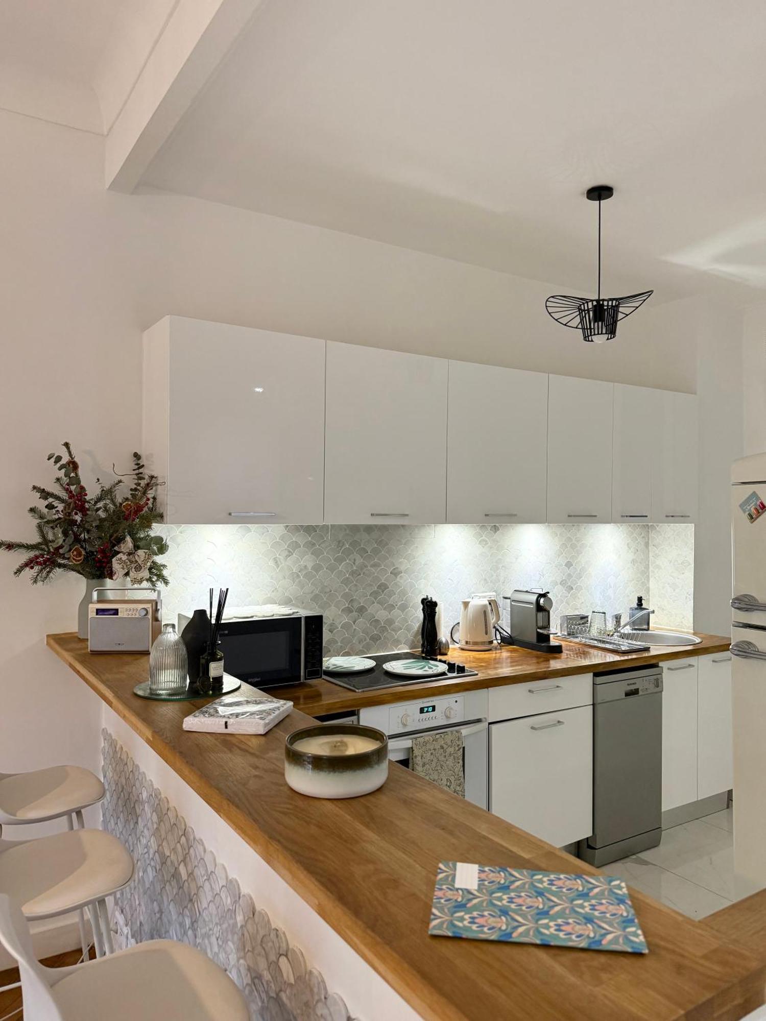 Appartement Nicois Au Coeur Du Triangle D'Or นีซ ภายนอก รูปภาพ
